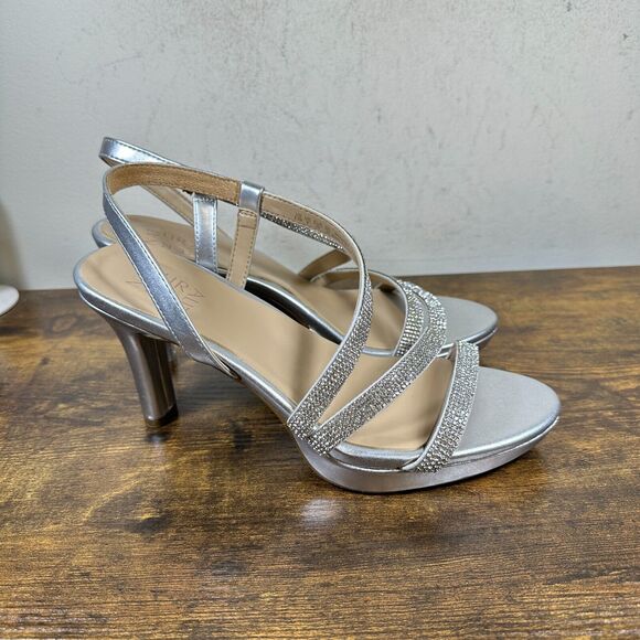 Naturalizer BRENTA2 Platform Slip On Sandals Shoes Women's Size 8.5 W - Picture 1 of 9